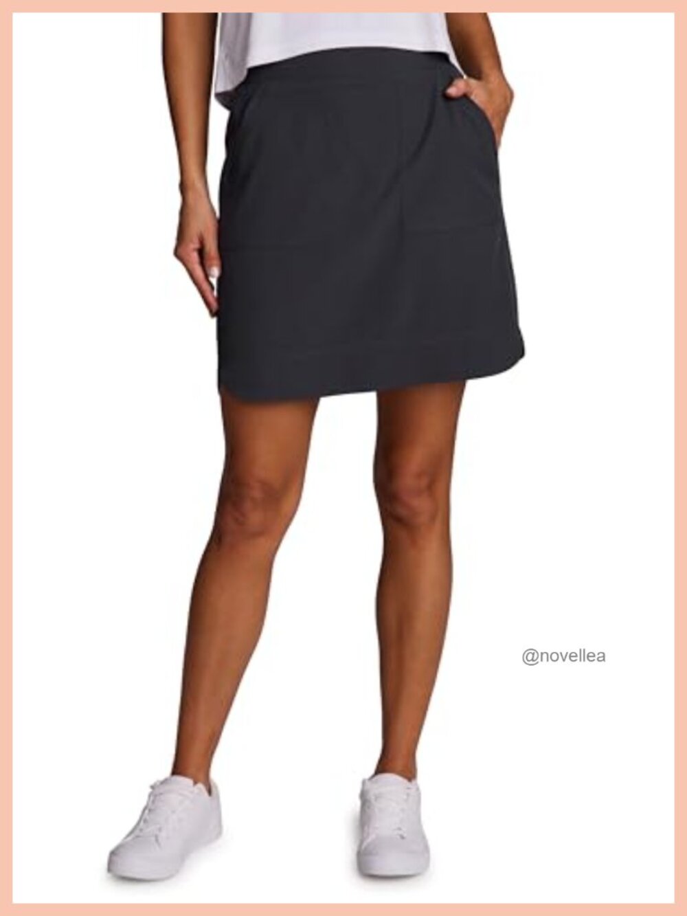 Women's Quick Dry Stretch Woven Skort with Pockets for Tennis, Golf, Running